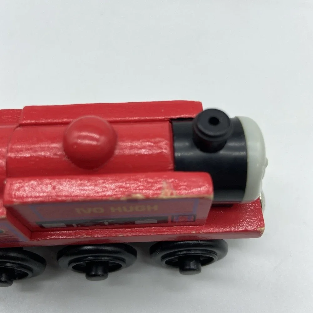 Thomas & Friends Wooden Railway Ivo Hugh Red Engine‎ Train 2003 Learning Curve